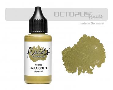Fluids Alcohol Ink INKA GOLD / Metallic Gold