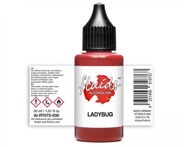 Fluids Alcohol Ink LADYBUG / Red