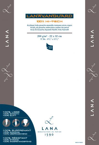 Lanavanguard Alcohol Ink Paper Yupo Size A4/A3 200gsm 10 Sheets