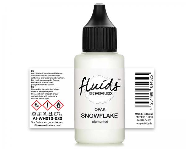 Fluids Alcohol Ink SNOWFLAKE (White)